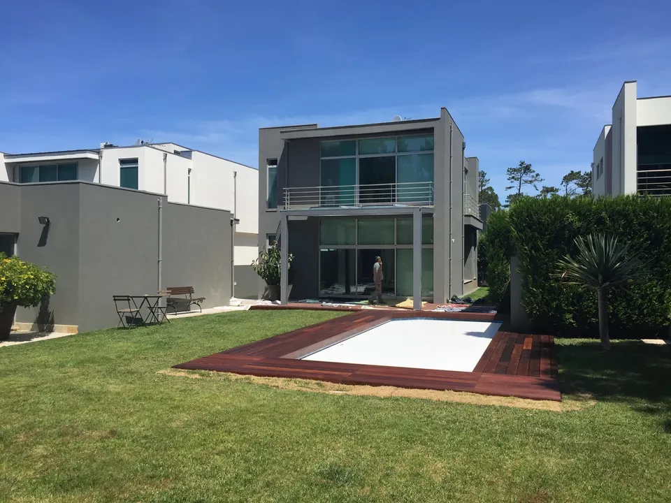 Arranjos exteriores – área de lazer — fotografia da obra